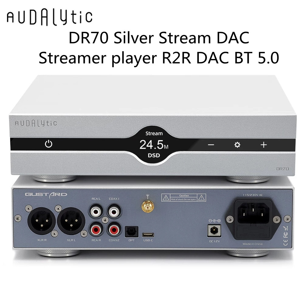 Dac Streamer Network Player - Lecteur de streaming réseau Audalytic DAC-DR70