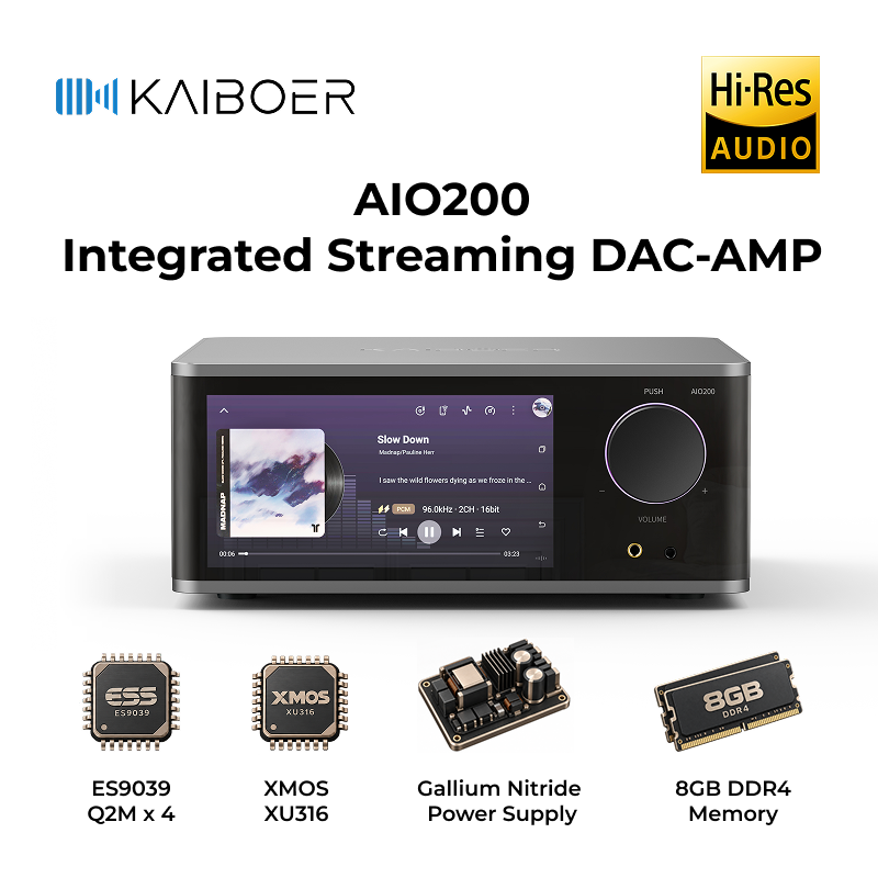 Dac Streamer Network Player - Kaiboer AIO200 : appareil tout-en-un pour