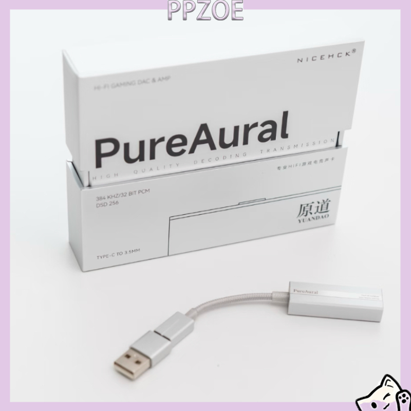 Portable Dac Dongle Usb C - NICEHCK PureAural, adaptateur USB Type-C, DAC,