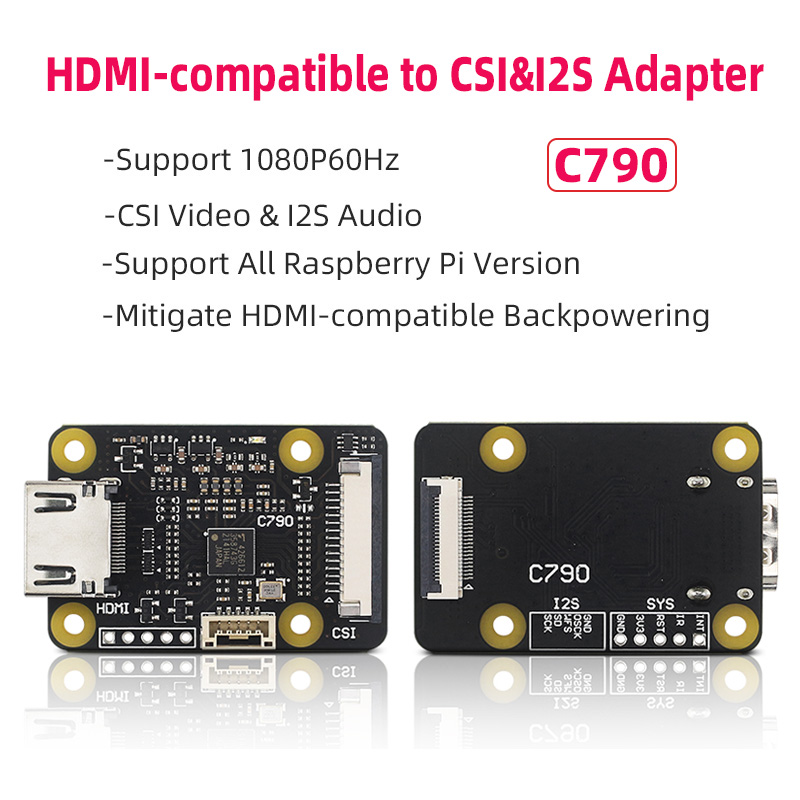 Dac I2S Hdmi Input - Adaptateur HDMI C790 1080P 60Hz vers