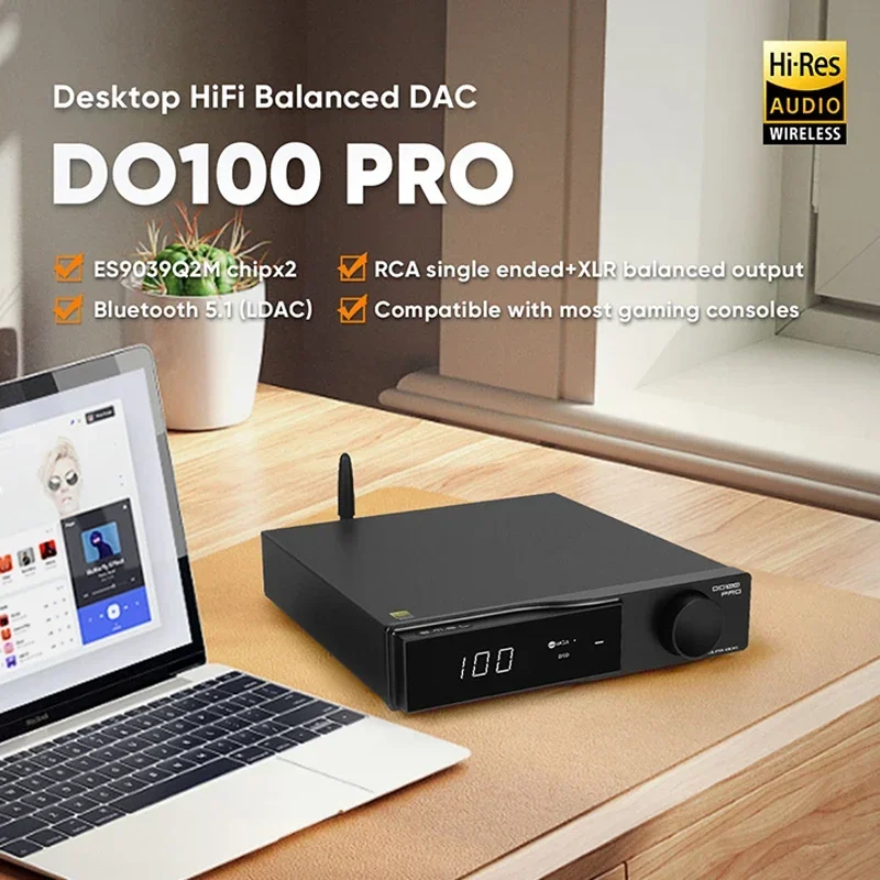 Dac Usb Coaxial Optical Bluetooth - SMSL DO100 Pro DAC HiFi ES9039Q2M