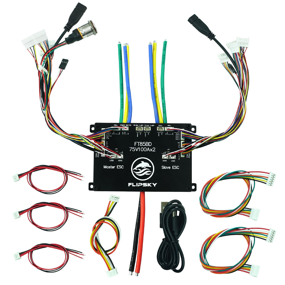 Dual Ess9038 Dac - FLIPSKY FT85BD touristes ESC 84V 200A