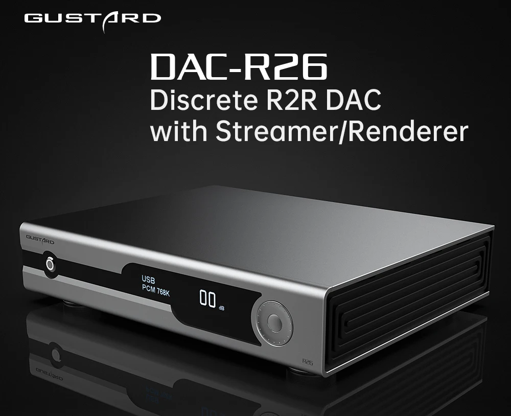 R2R Dac Balanced Xlr - GUSTARD DAC-R26 DAC R2R discret, décodeur