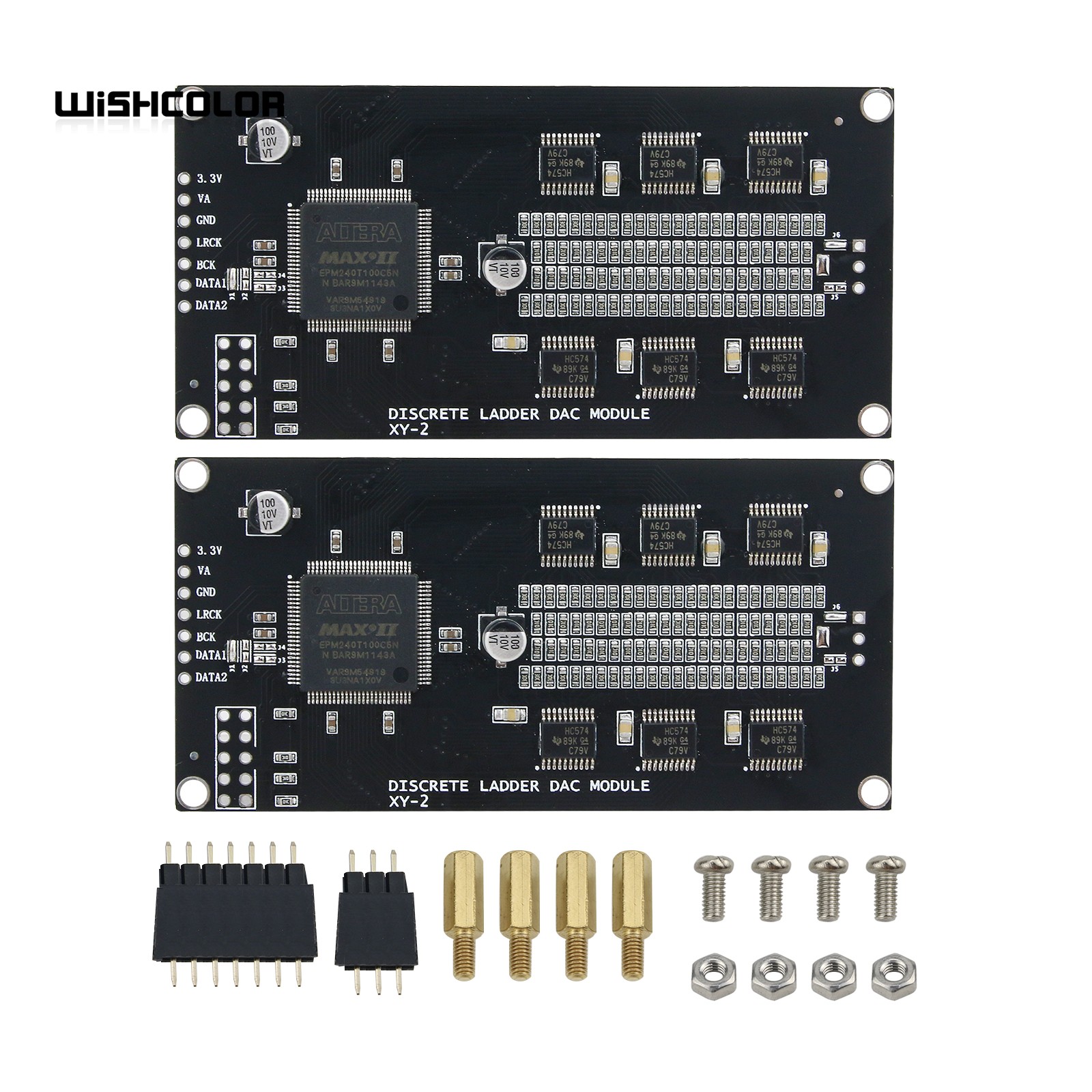 R2R Ladder Dac 24Bit - Wishcolor 2 pièces XY-2 échelle discrète