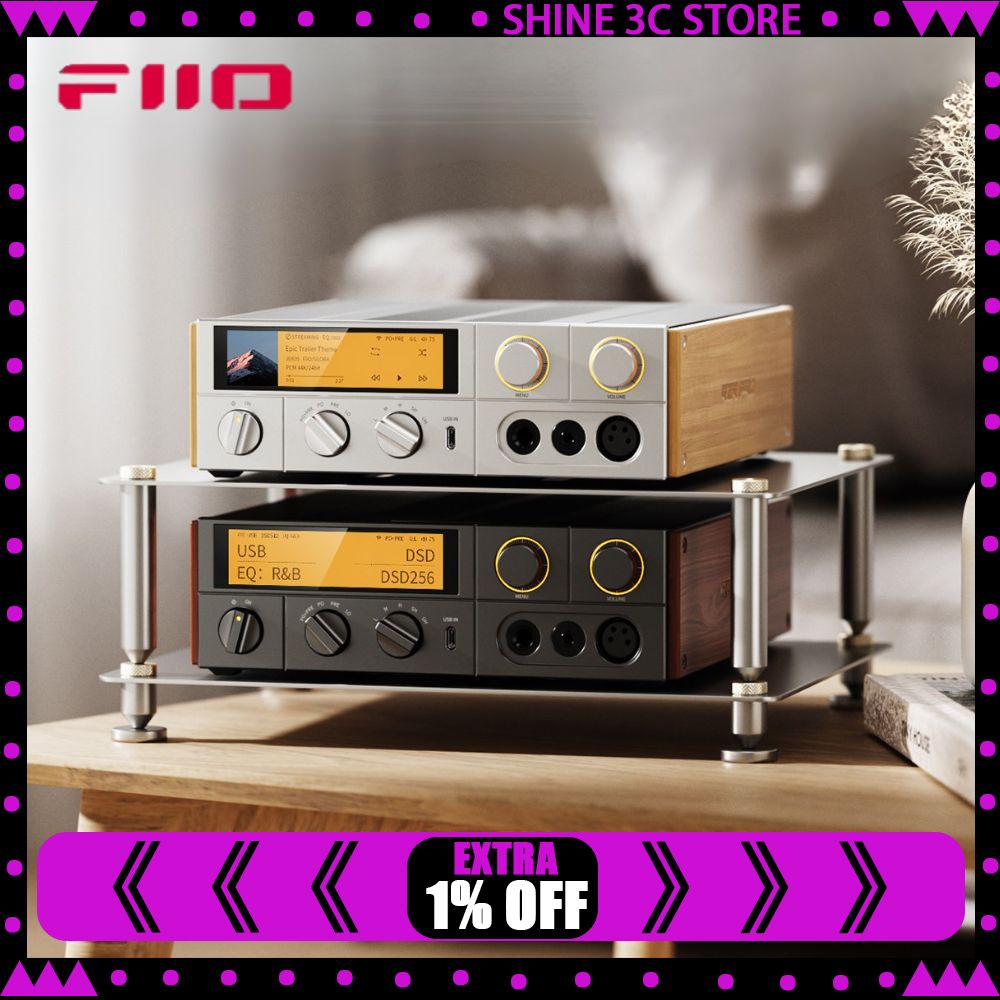 Dac With Headphone Amp Balanced - Amplificateur DAC de bureau FiiO K17