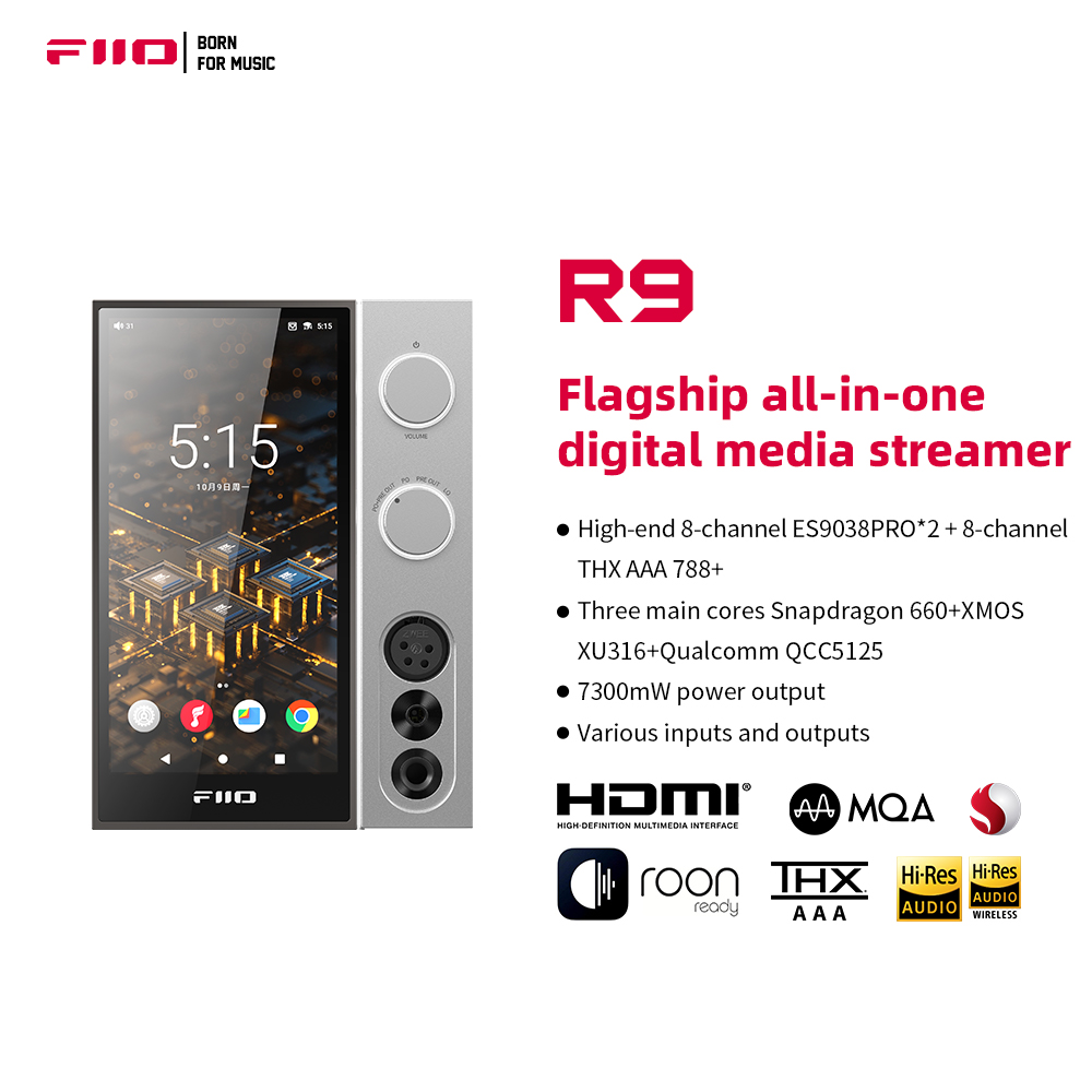 FiiO R9 Android médias streame - Dac Streamer Network Player avis et prix