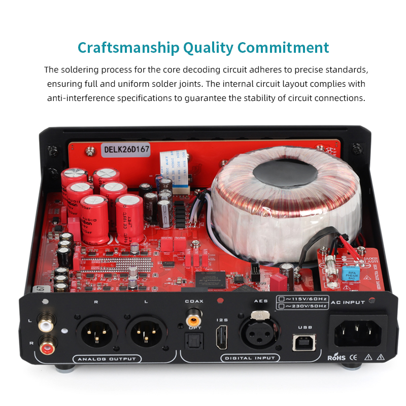 MUSICIAN DELPHINUS R2R DAC RCA - Dac I2S Hdmi Input avis et prix