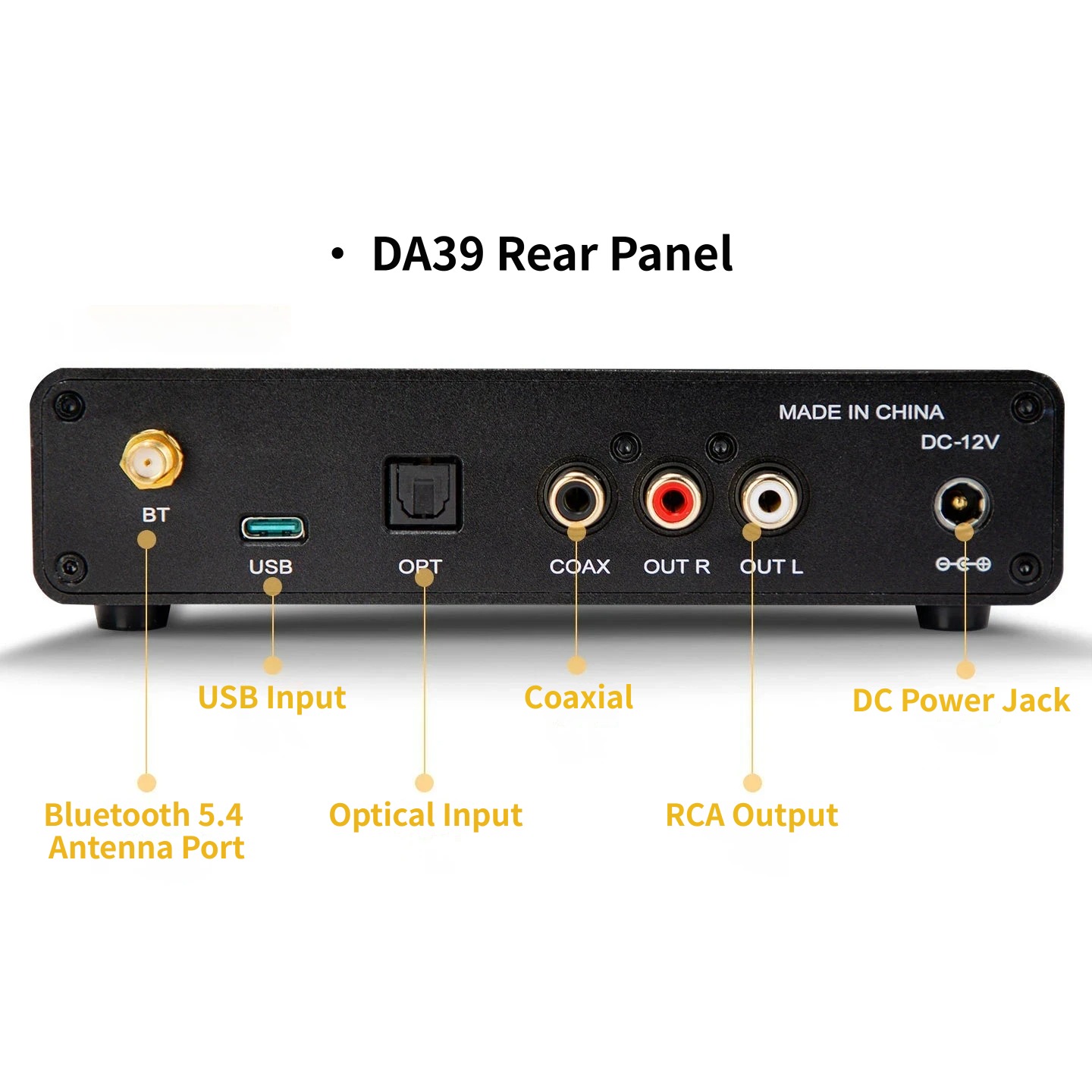 YJCO DAC de bureau, décodeur a - Dac Usb Coaxial Optical Bluetooth avis et prix
