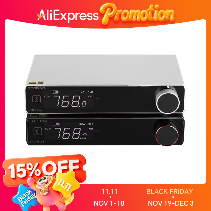 TOPPING E70 velours AK4499EX d - Dac Usb Coaxial Optical Bluetooth avis et prix