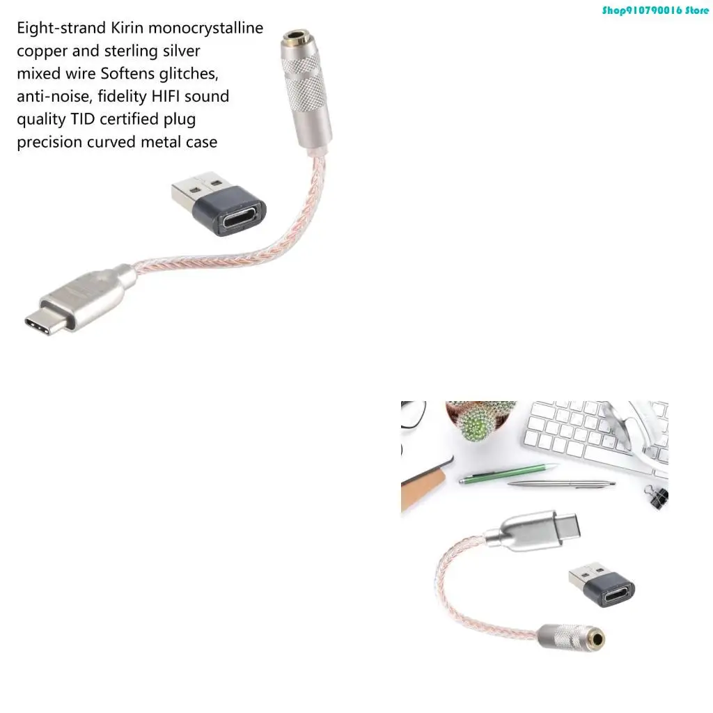 Adaptateur 76HD USB C vers 3,5 - Portable Dac Dongle Usb C avis et prix
