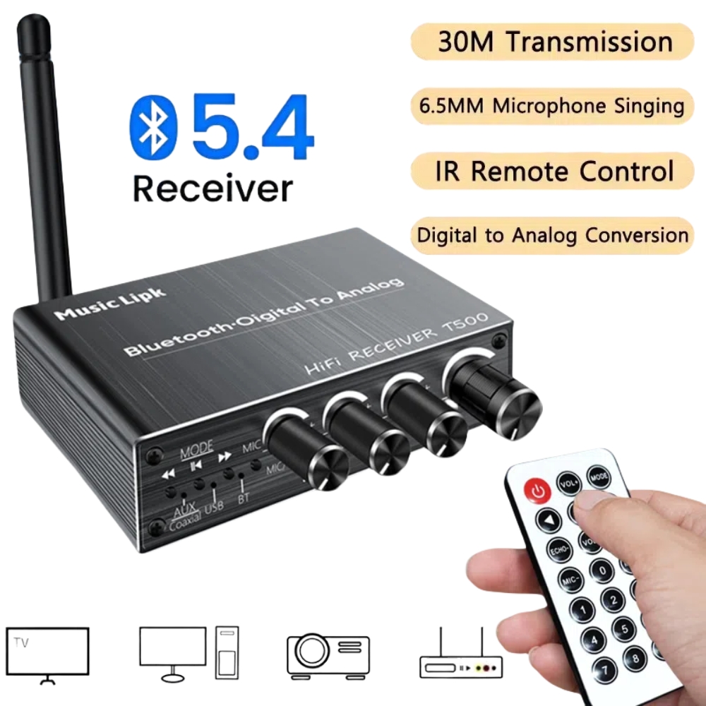 Récepteur Audio Bluetooth 5.4  - Dac Usb Coaxial Optical Bluetooth avis et prix