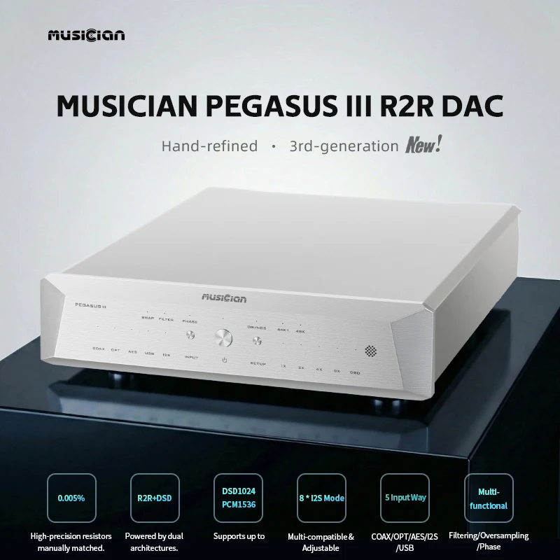 MUSICIAN PEGASUS III DAC R2R 2 - R2R Dac Balanced Xlr avis et prix