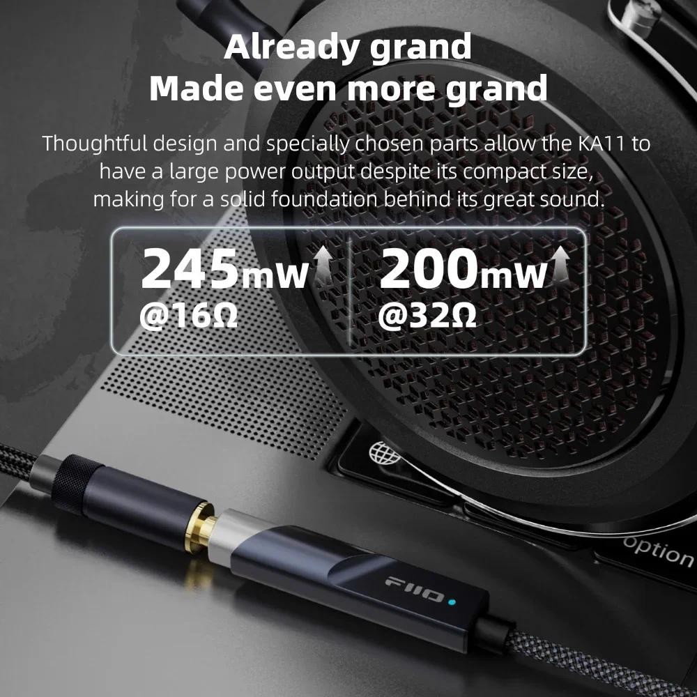 FiiO JadeAudio KA11 USB DAC AM - Portable Dac Dongle Usb C avis et prix