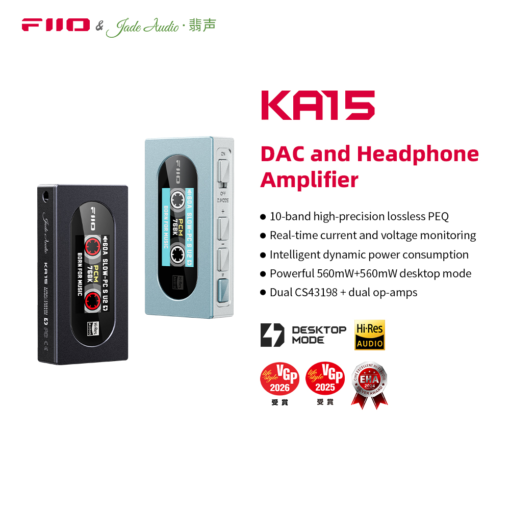 FiiO KA15 amplificateur de cas - Dual Ess9038 Dac avis et prix