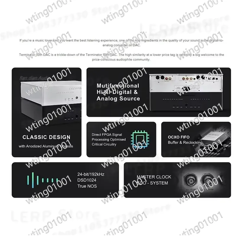 DENAFRIPS TERMINATOR 15TH R2R  - R2R Dac Balanced Xlr avis et prix